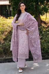 3-PC Unstitched Embroidered Soft Prints By Afrozeh | Lunetta B